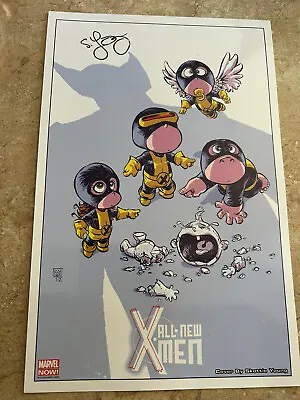 All-new X-men Lithograph Poster Litho Skottie Young Marvel Signed • $40