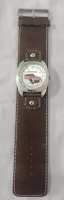 Rare Classic Mustang Watch Tachymeter Thick Leather Band New Never Worn Mint!  • $19.99