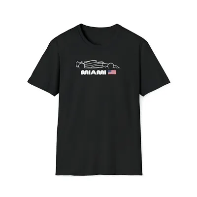 [USA] Miami Circuit GP F1 Formula One Racing Silhouette Tee T-Shirt • $25