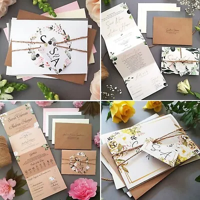 Wedding Invitations With Envelopes Samples (non-personalised Samples) • £2.20