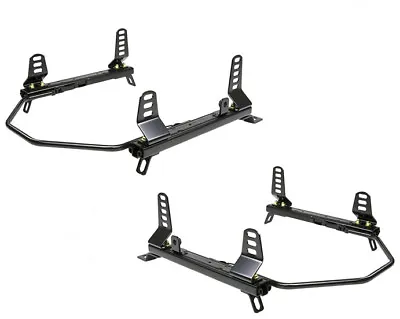 M2 Mitsubishi Evo 10 X Bucket Seat Rails Slider Bases Left & Right Pair Y3540/1 • $595.76