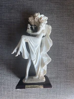 A. Santini Vintage Wedding Couple Bride Groom Sculpture 10” • $34.95