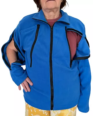 Dialysis Chemotherapy Jacket  With Arm Zipper And Chest Zipper  2 In 1 Design • $45