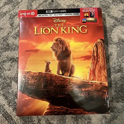 Disney LION KING 2019 Target Gallery Book 4K (HD+Blu-ray+Digital). New. • $12