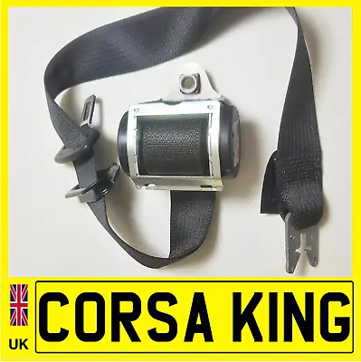 2013 Vauxhall Corsa D SXI 3 Door Front Passenger Seat Belt Black FULLY WORKING • $31.07