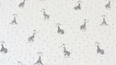 £1.99 • Buy Luxury DIMPLE BABY Cuddle Soft Fabric Material - IVORY GIRAFFE