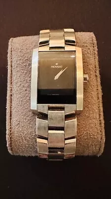 Movado Mens Watch  Eliro  Stainless Steel Swiss Made 84-C1-455-A • $350