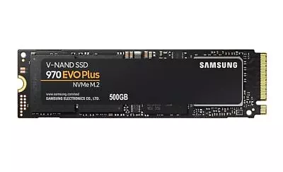 Samsung 970 EVO Plus 500GB PCIe NVMe SSD MLC 3500MB/s 3200MB/s 480K/550K IOPS 30 • $175.88