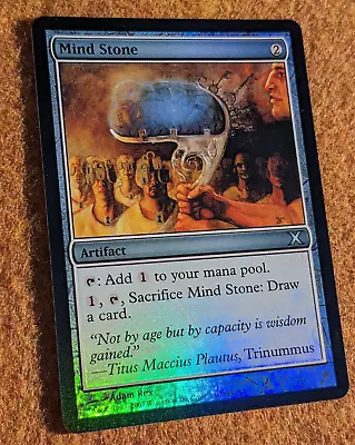 Foil NM Mind Stone - 10th Edition Magic Mtg Modern Commander Cube Tenth • $4