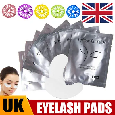 £3.99 • Buy Salon Eyelash Lash Extensions Under Eye Gel Pads Lint Free Patches Make Up Tools