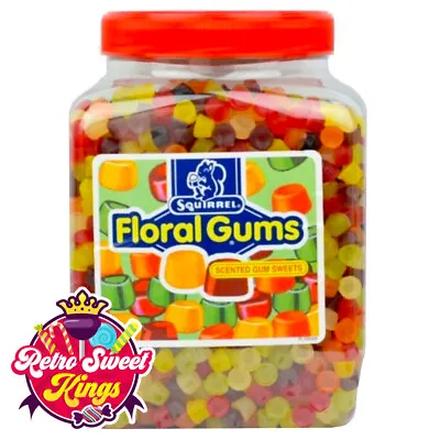 Squirrel Floral Gums Scented Retro Sweets Pick 'N' Mix Chewy Gums Gift Easter • £5.99