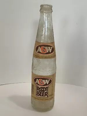 Vintage A&W Root Beer Soda Glass Bottle 300ml • $8.83