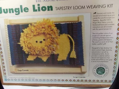 The Nature Co. Vtg Lap Loom Weaving Jungle Lion 1995 16 X12   12 Yrs And Older • $39