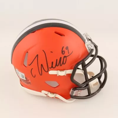 Chase Winovich Signed Cleveland Browns Mini Helmet (Beckett) Ex Michigan Def End • $149.95