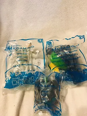 McDonald's Happy Meal  DreamWorks  MEGAMIND 2010 - #3#7#8 New Sealed Toy • $19.95