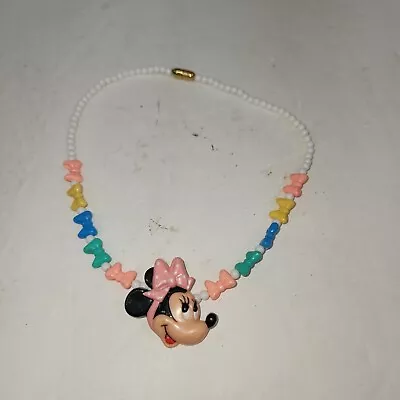 VTG 1988 Avon Totally Minnie Mouse Necklace Girls Fashion Jewelry EUC  • $15