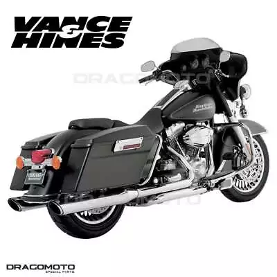 Harley FLHT 1584 ABS Electra Glide 2008-2009 16763 Exhaust Vance&Hines Twin S... • $558.12