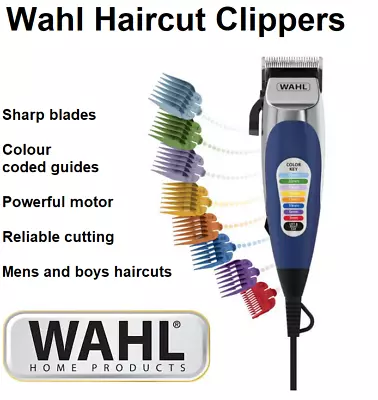 WAHL Hair Clippers Mens Color Pro Electric Corded Haircut Trimmer Clipper Shaver • $69.90