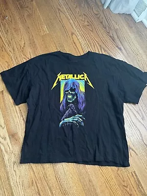 Metallica Shirt XL-XXL Reaper Volt Yellow EXC • $18