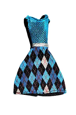 MONSTER HIGH Basic FRANKIE STEIN Plaid Mesh Dress ⭆ Replacement • $6.59