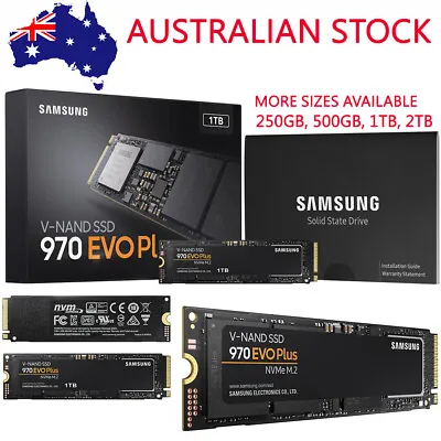 $105 • Buy Samsung 970 EVO Plus 1TB 2TB NVMe PCIe SSD