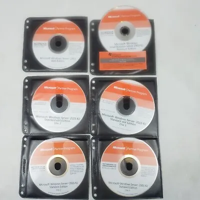 Lot Microsoft Partner Program Software Microsoft Windows Server 2003 No Keys. • $24.99