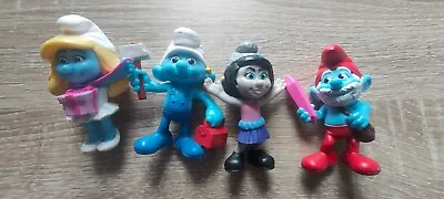 Smurfs Peyo 2013 McDonalds Toys X 4 • £10