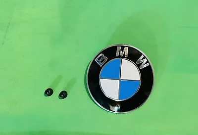 BMW E30 E36 E46 E90 E28 E34 E39 E60 F07 F10 E32 E38 Z1 Z3 Z4 X5 82mm Hood Emblem • $57.99