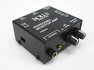 ROLLS PM50s PERSONAL MONITOR AMP - NO Power Supply • $29.99