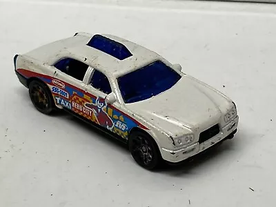 Matchbox Taxi Cab White Mattel 2002 Unboxed • $2.51