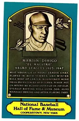 1978 Dexter Press Blue Hall Of Fame Postcard - Martin Dihigo • $7