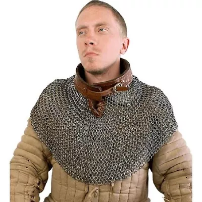 Imperial Chainmail Mantle Medieval Reenactment Armor SCA LARP Chain Mail Hood • $120