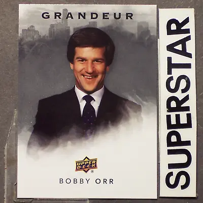 BOBBY ORR  2021  Upper Deck Grandeur ONYX #G-3  Boston Bruins  HOF • $3.60