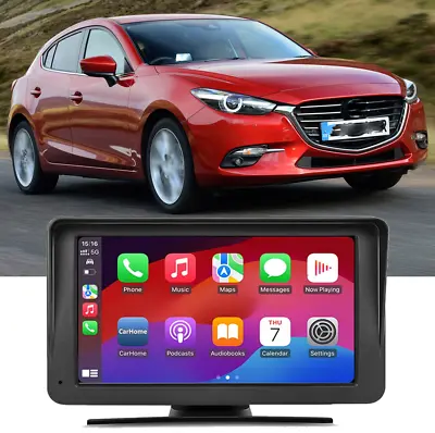 7'' Touch Screen Wireless A*pple Android Carplay Stereo FM/AM For Mazda 2 3 6 • $69.19