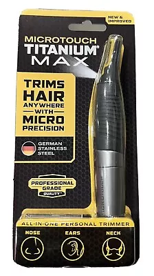  Microtouch Titanium Max Hair Trimmer Nose Ears Neck & Body • $14