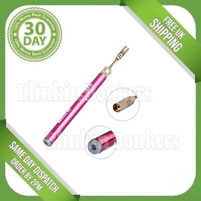 £4.49 • Buy Pencil Butane Gas Solder Iron Mini Micro Thin Refillable Cordless Blow Torch 23c