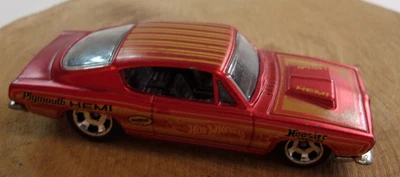 $8.99 • Buy Used Loose Hot Wheels 2013 68 Hemi Barracuda 1968 Cool Classics Spectrafrost Red