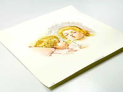 Vintage 1991 Maud Humphrey Victorian Girls Dandelion Wish Lithograph Art Print • $15.74