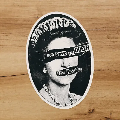 Sex Pistols God Save Queen 3.5 In Music Band Car Decal Sticker FREE SHIPPING • $4.49