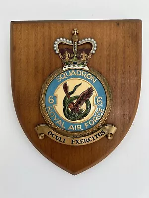 Vintage 6 Squadron Royal Air Force Wall Plaque Shield • £15