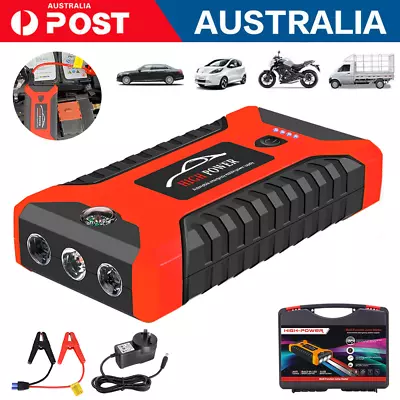 99800mAh 12V Car Jump Starter Pack Booster Charger Battery Power Bank Portable • $50.58