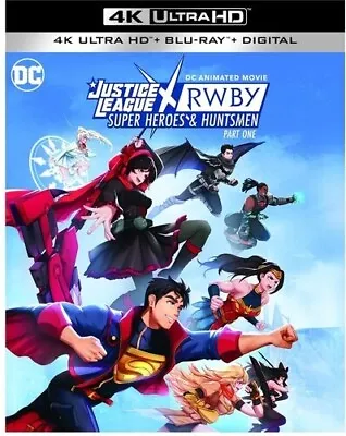 Justice League X Rwby: Super Heroes & Part 1 New 4k Bluray • $70.99