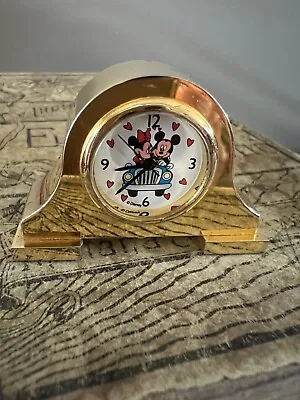 Vintage Mickey And Minnie Mouse Miniature Clock Japan  • $7
