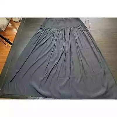 J. Jill Full Length Pull On Skirt Size L Black • $14.99