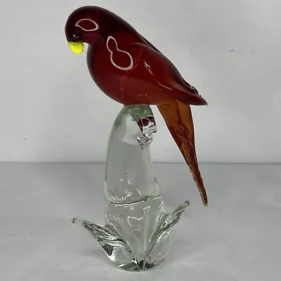 Formia Vetri Di Murano Glass Bird Vintage Made In Italy 1970s-1980s • $145