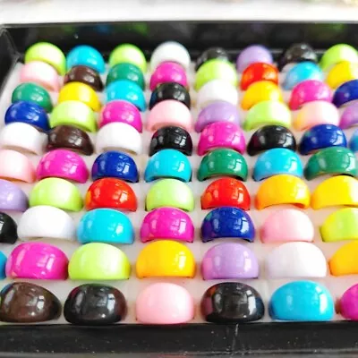 Wholesale 20Pcs MixedLots Cute Candy Ring Resin Lucite Rings Party Jewelry • $5.99