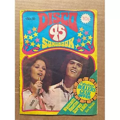 OSMONDS DISCO 45 NO.56 MAGAZINE 1975 - Donny And Marie Cover - (small Magazine W • £10