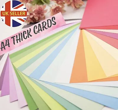 £1.23 • Buy A4 Coloured Craft Card 260 Gsm - Choose Colour And Pack Size Free P&P UK