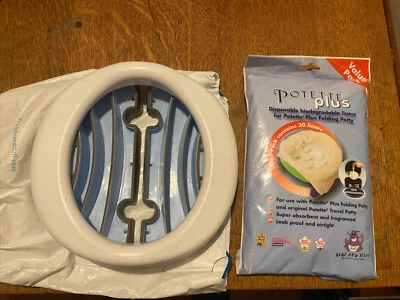 £15.95 • Buy Potette Plus Travel Potty + New Pack Of 30 Liners.
