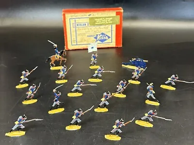 Vintage Tin Flats Prussian Infantry Storming 1870 - 1871 With Box P602 Kieler • $69.95